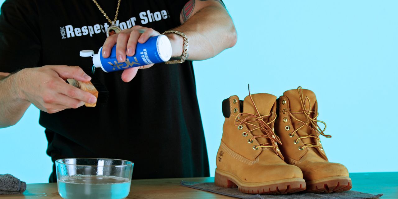 How to clean mud off timbs best sale