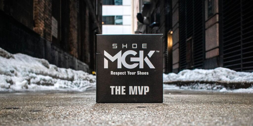 The Shoe MGK MVP Kit in winter snow